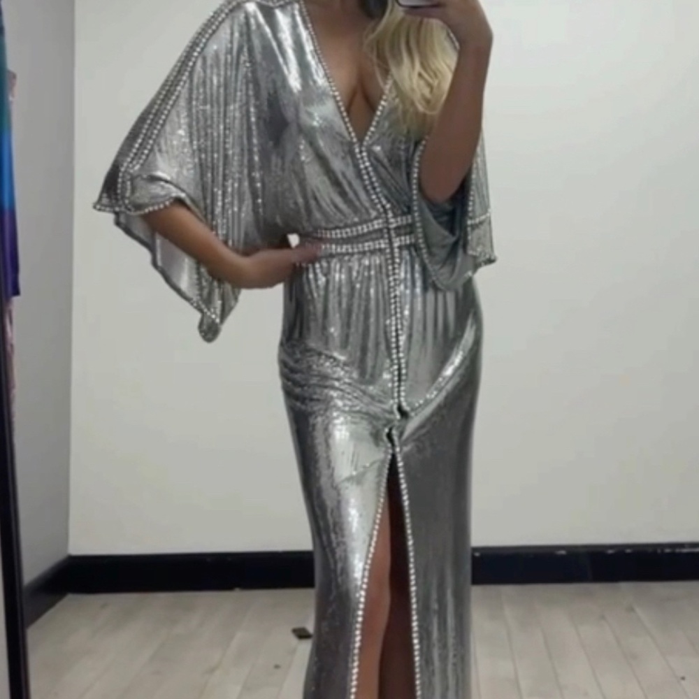 PACO RABANNE Crystal-Embellished Chainmail Dress